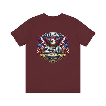 USA 250th Anniversary Eagle T-Shirt — 1776–2026 Patriotic Flag Tee