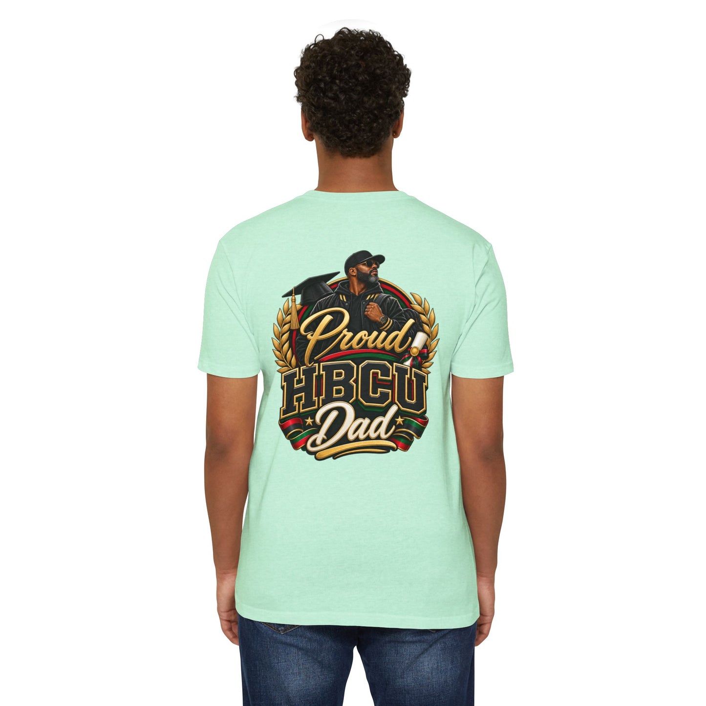 Proud HBCU Dad T-Shirt — Black College Graduation Dad Tee
