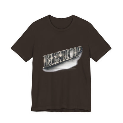 Bishop Retro Chrome Logo T‑Shirt