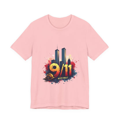 9/11 Memorial T-Shirt — Never Forget Tribute Tee