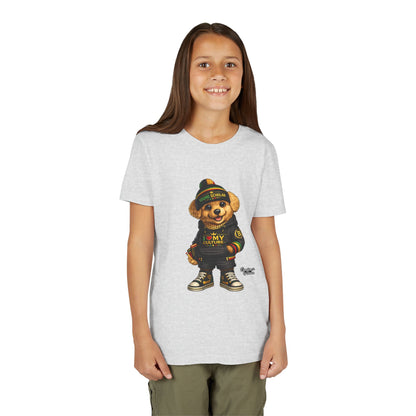 Youth Bear Graphic Tee – "I Love My Culture" Urban Streetwear