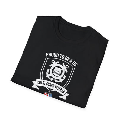 Proud to Be a US Coast Guard Veteran T-Shirt