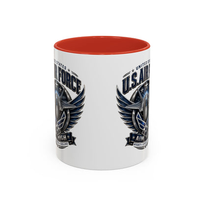 U.S. Air Force Aim High Accent Coffee Mug (11/15oz)