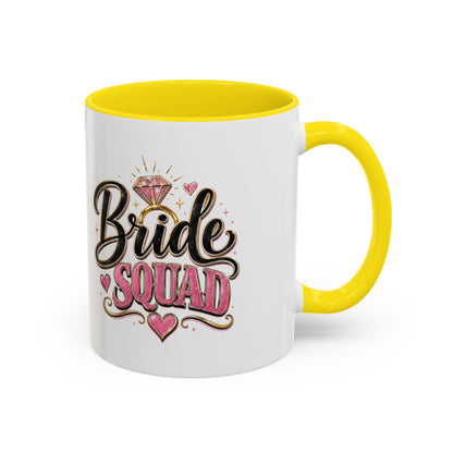 Bride Squad Coffee Mug — Bachelorette Party Gift, Bridal Shower Accent Mug