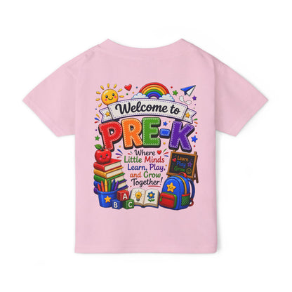 Welcome to Pre-K Toddler T-Shirt — Colorful Back-to-School Preschool Shirt