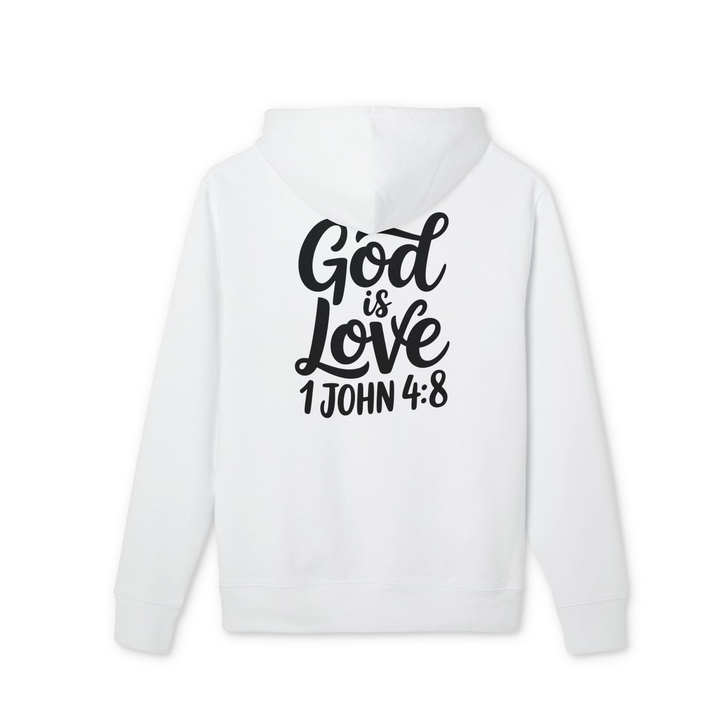 God Is Love Hoodie – 1 John 4:8 Christian Faith Pullover