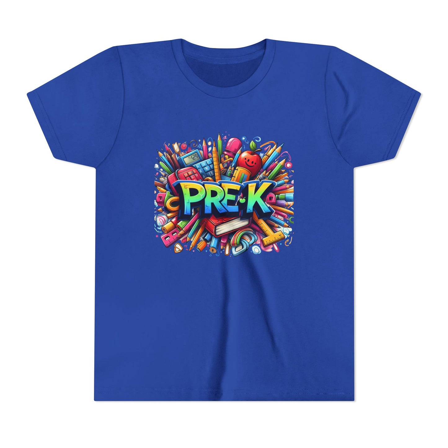 PRE-K Kids Tee — Colorful Back-to-School Pre-K Shirt for Preschoolers