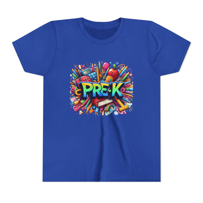PRE-K Kids Tee — Colorful Back-to-School Pre-K Shirt for Preschoolers