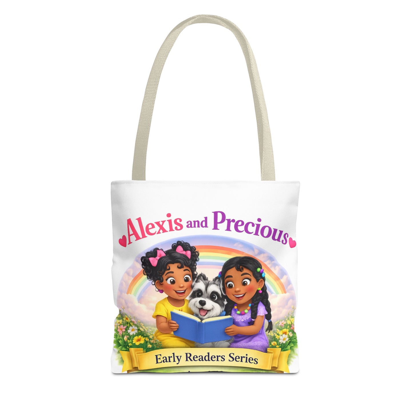Children's Tote Bag – "Alexis and Precious" Early Readers Book Design