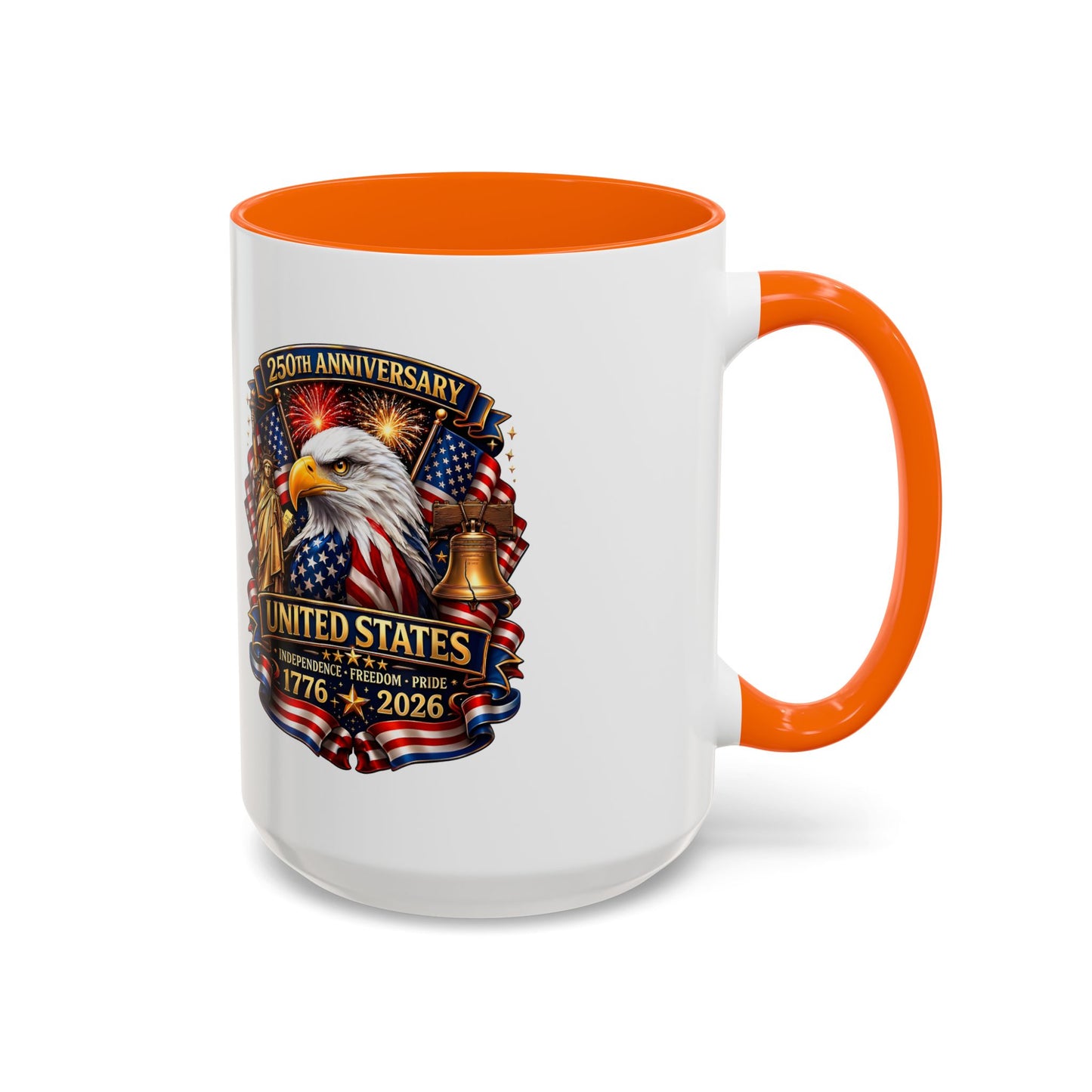 250th Anniversary United States Eagle Coffee Mug – Patriotic 1776–2026 Accent Mug