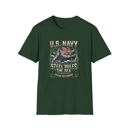 U.S. Navy Steel Rules the Sea T-Shirt
