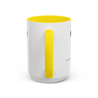 Accent Coffee Mug — "No Weapon Formed Shall Prosper" Isaiah 54:17 Inspirational Christian Mug