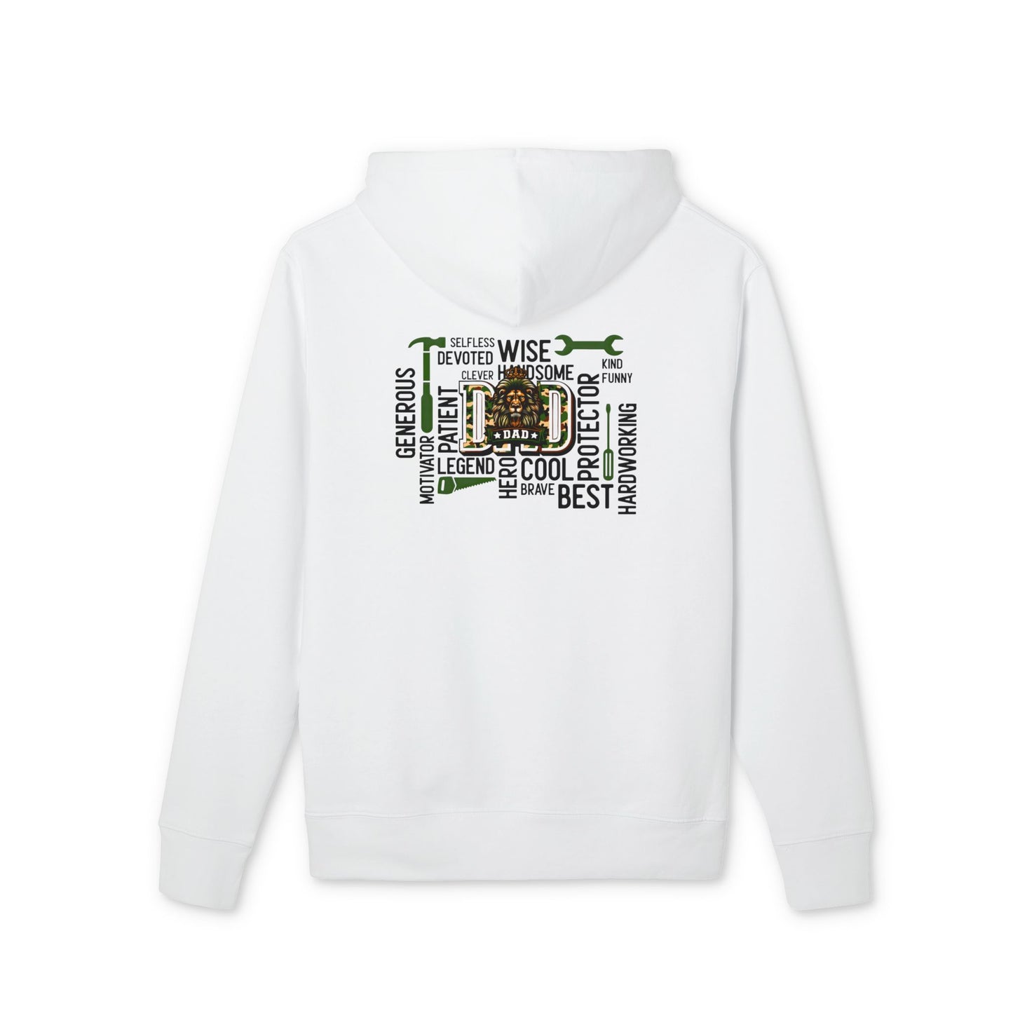 Dad Word Cloud Hoodie — Father's Day Gift Pullover