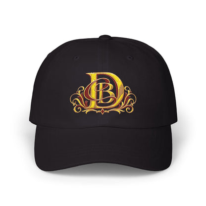 Embroidered Gold Monogram Dad Cap