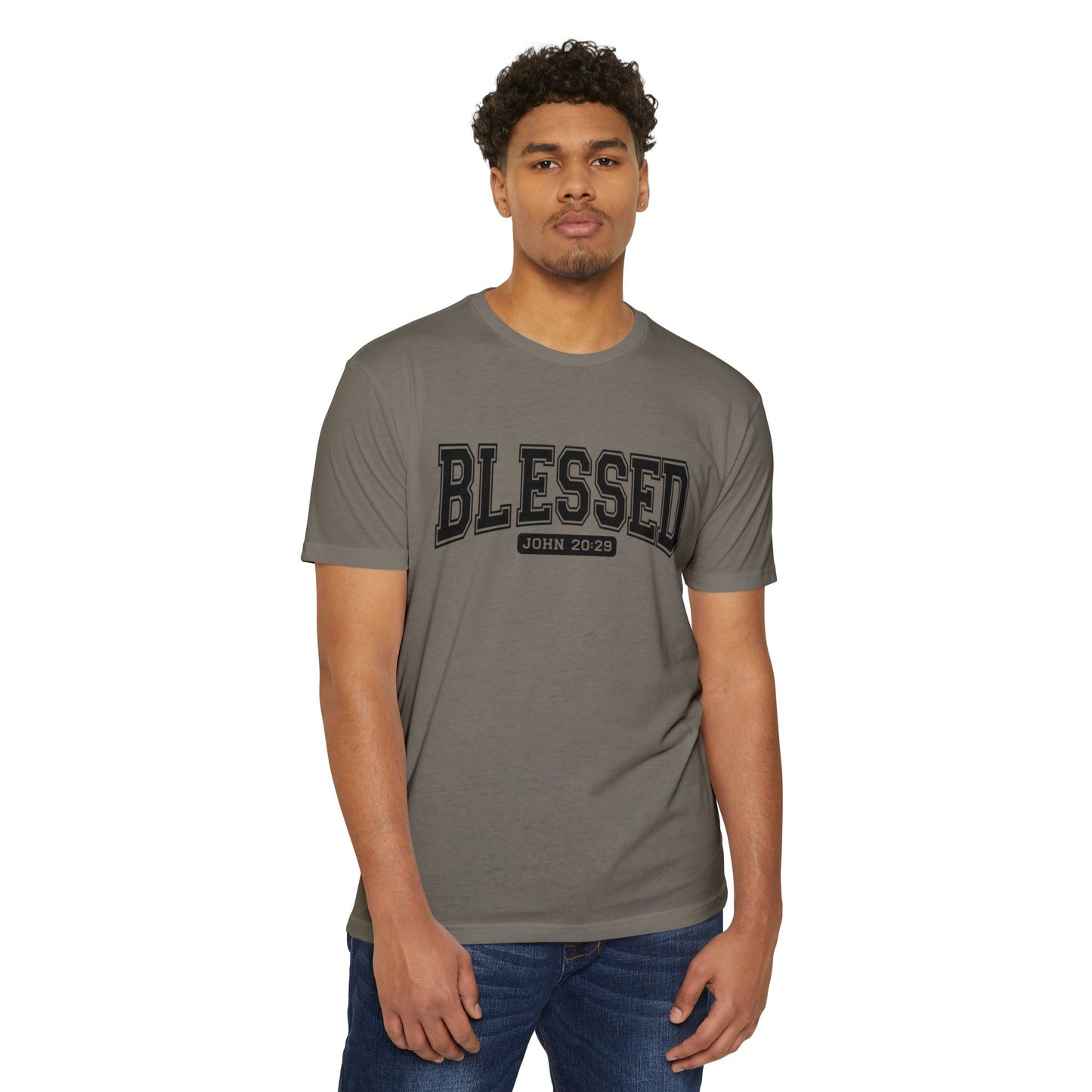 Blessed John 20:29 T-Shirt — Christian Faith Graphic Tee