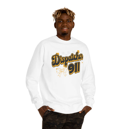 Dispatcher 911 Crewneck Sweatshirt — Emergency Dispatcher Gift