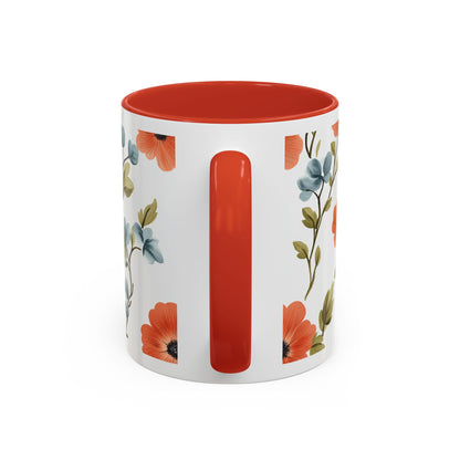 She Held My Hand Forever Floral Coffee Mug