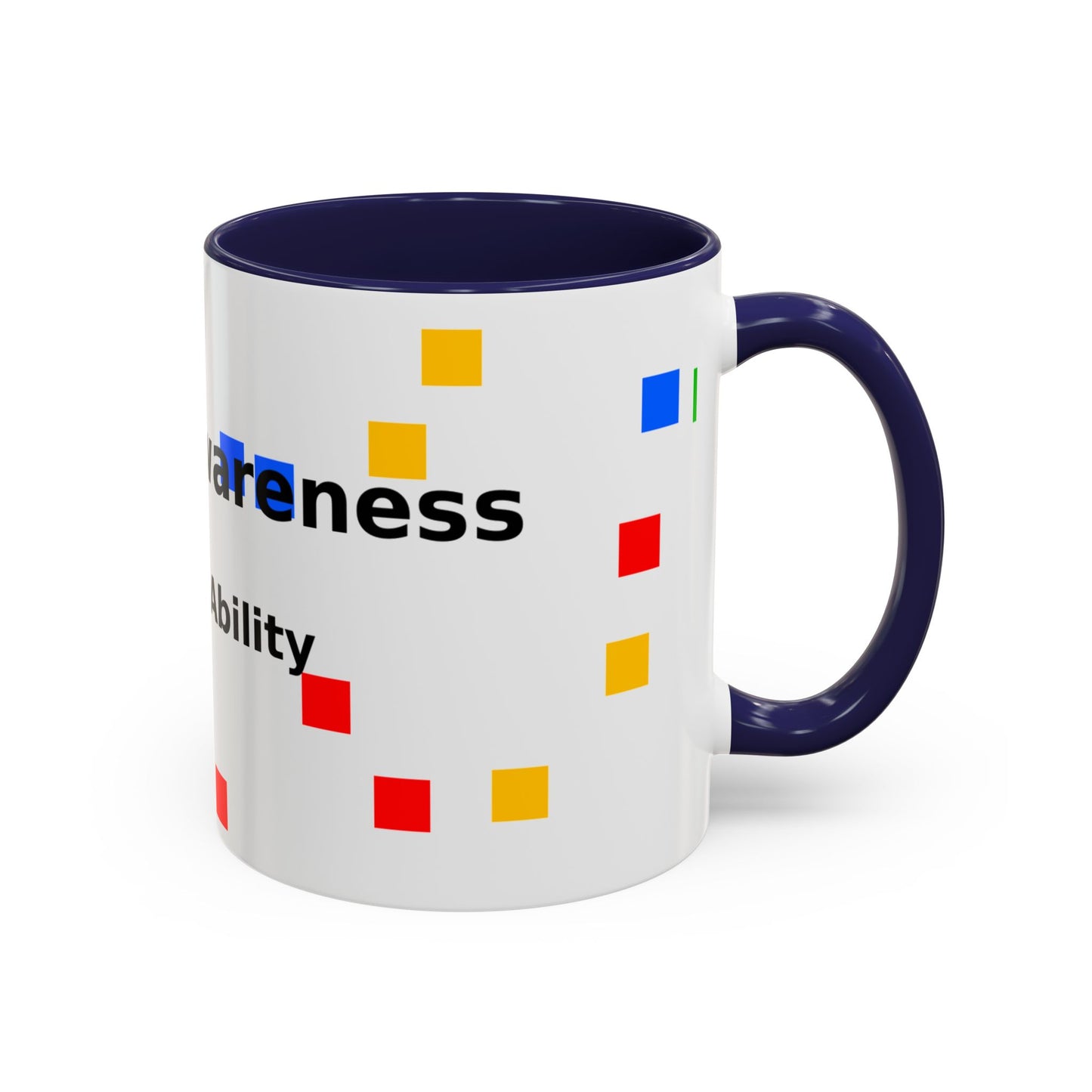 Autism Awareness Accent Mug - "See the Ability" Coffee Cup