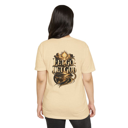 Let Go Let God T-Shirt — Inspirational Christian Faith Tee