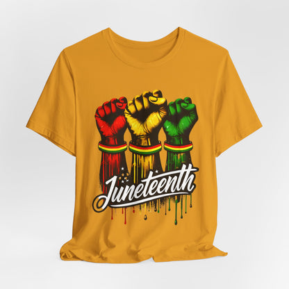 Juneteenth Fist T-Shirt — Black Liberation Pride Tee