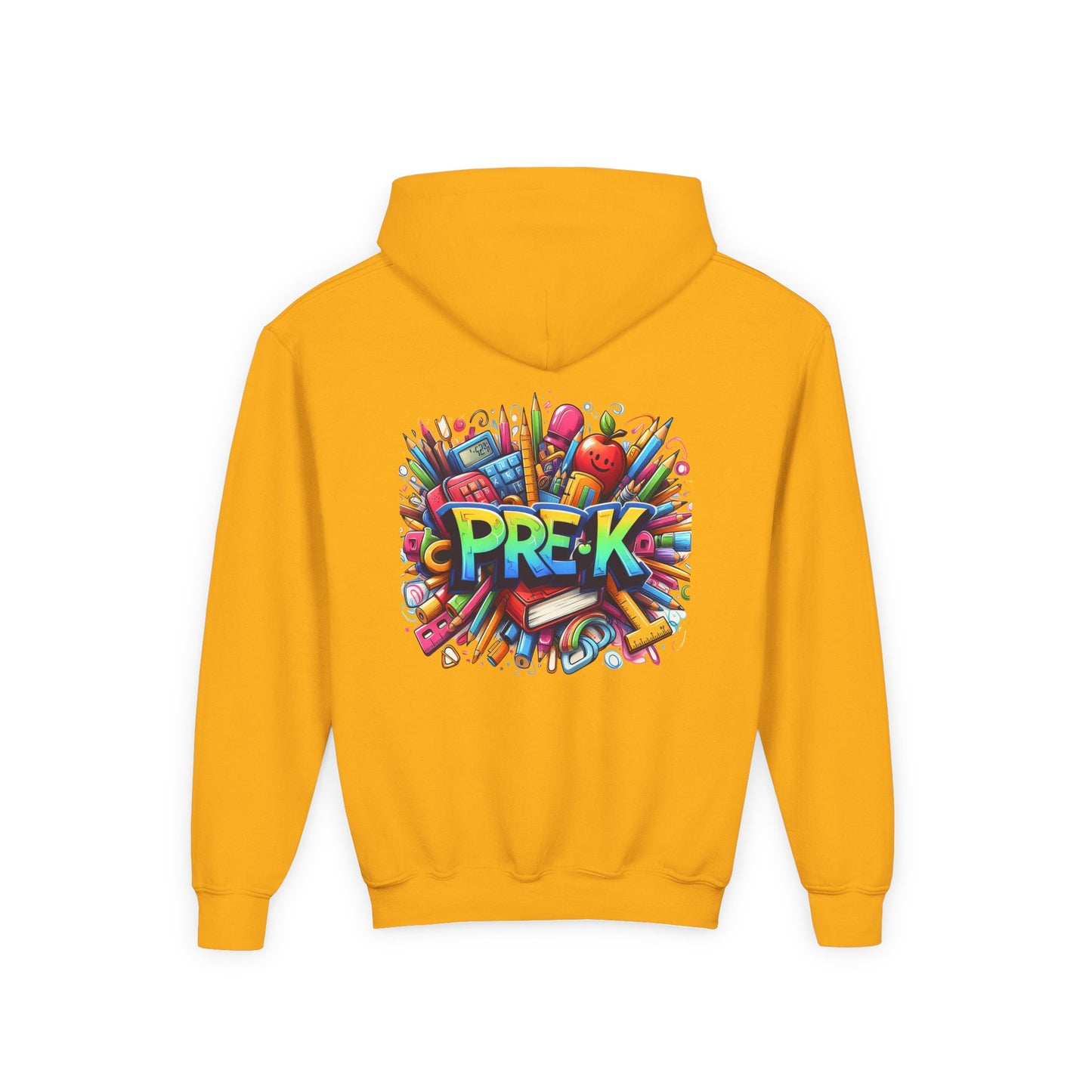 Pre-K Kids Hoodie — Colorful Back-to-School Preschool Sweatshirt