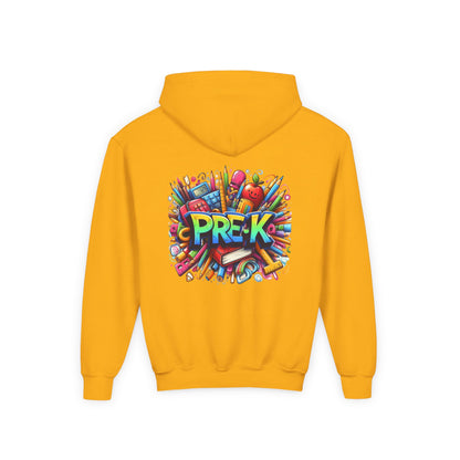 Pre-K Kids Hoodie — Colorful Back-to-School Preschool Sweatshirt