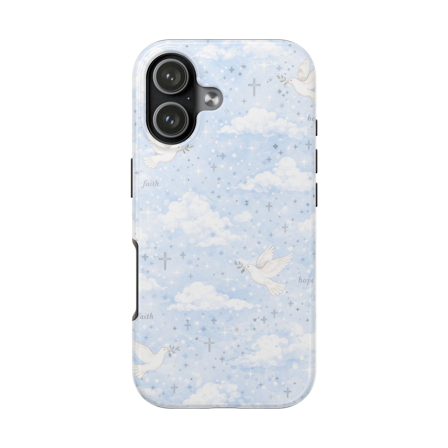 Hope Faith Phone Case | Christian floral iPhone Case