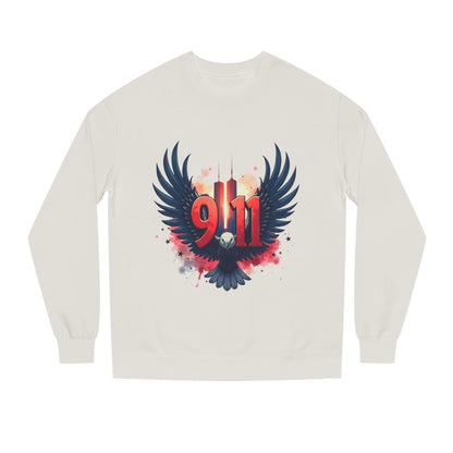 9/11 Memorial Sweatshirt – Eagle Wings Tribute Crewneck