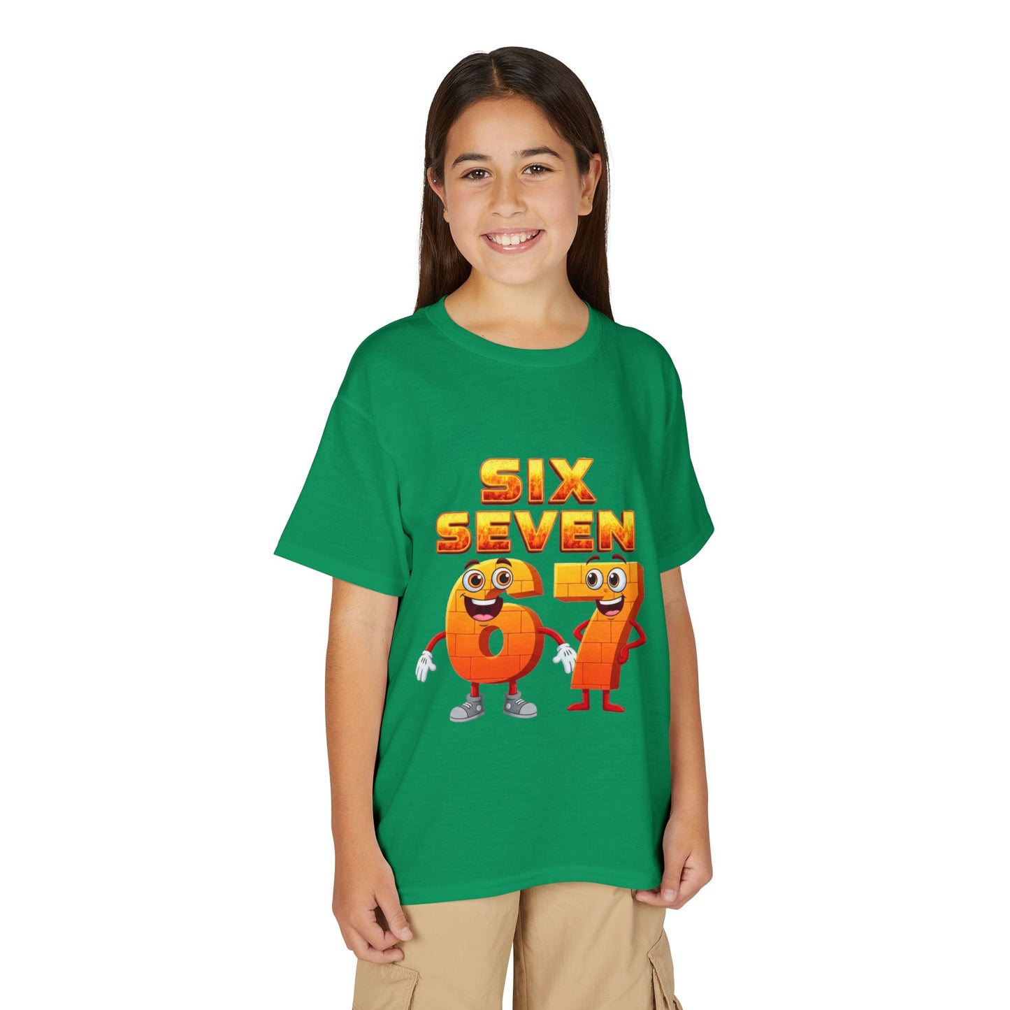 Six Seven 67 Kids T-Shirt – Cute Cartoon Number Shirt for Boys & Girls
