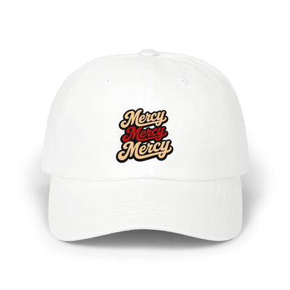 Dad Cap — 'Mercy Mercy Mercy' Retro Script Embroidered Hat