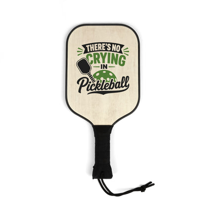 Pickleball Paddles Set — “There’s No Crying in Pickleball” Paddle Kit (2 Paddles + Balls)