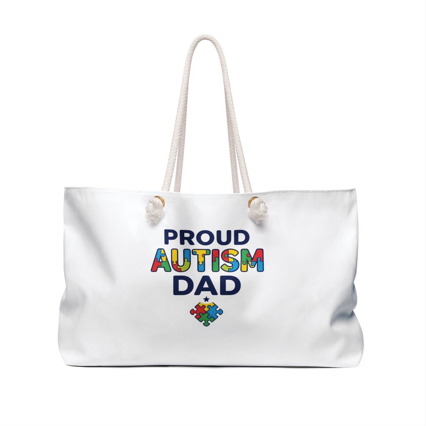 Proud Autism Dad Weekender Bag