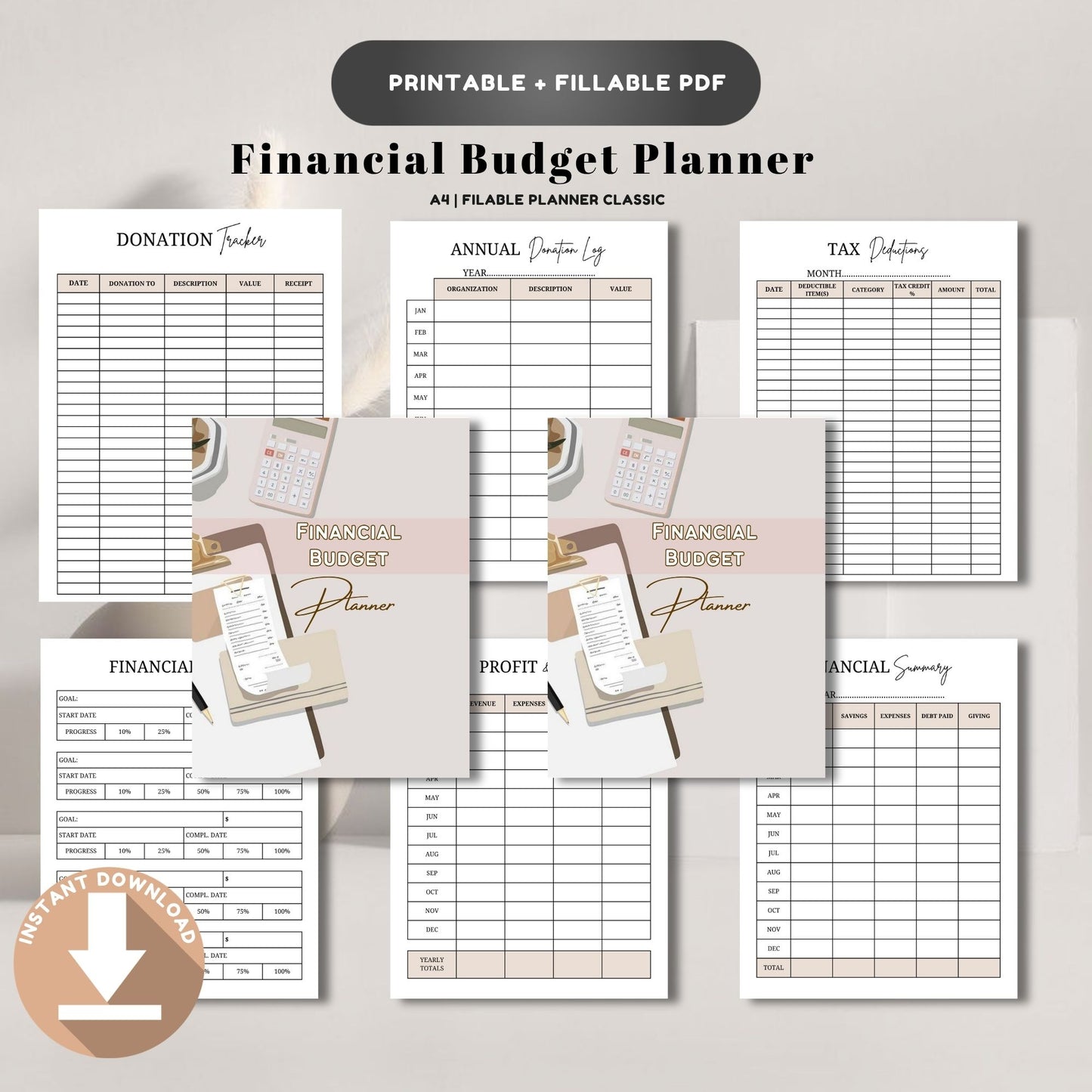 financial planner, budget planner, money planner, expense tracker, savings planner, finance tracker, budget sheet, printable budget, finance pdf, money tracker, bill tracker, planner printable, finance organizer