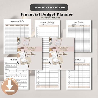 financial planner, budget planner, money planner, expense tracker, savings planner, finance tracker, budget sheet, printable budget, finance pdf, money tracker, bill tracker, planner printable, finance organizer