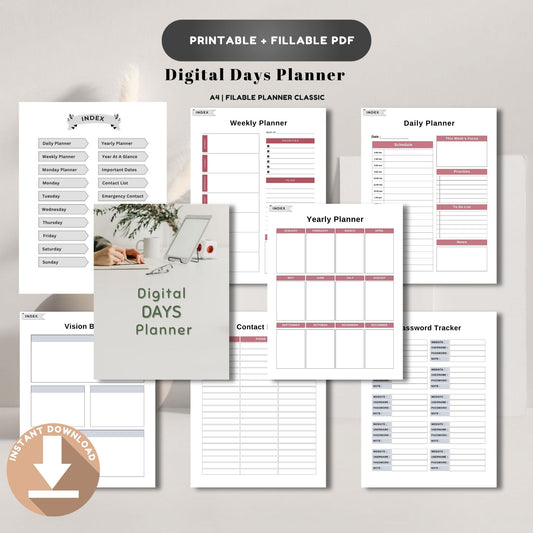 digital planner, tablet planner, daily planner, ipad planner, productivity, digital pdf, planner digital, task planner, schedule planner, notes planner, modern planner, planner app, daily organizer