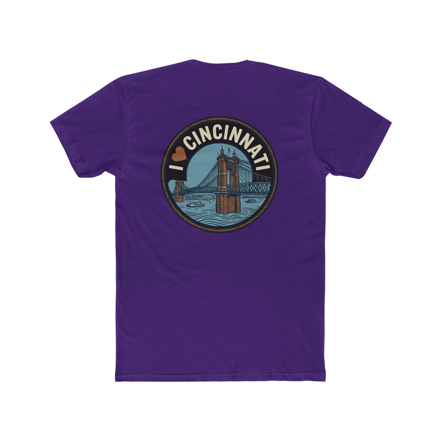 I Heart Cincinnati Tee — Cincinnati Skyline Crew T-Shirt
