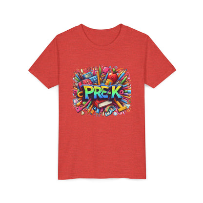 PRE-K Kids Tee — Colorful Back-to-School Pre-K Shirt for Preschoolers