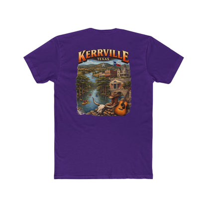 Kerrville Texas Scenic T-Shirt — Riverfront Guitar Vintage Travel Tee