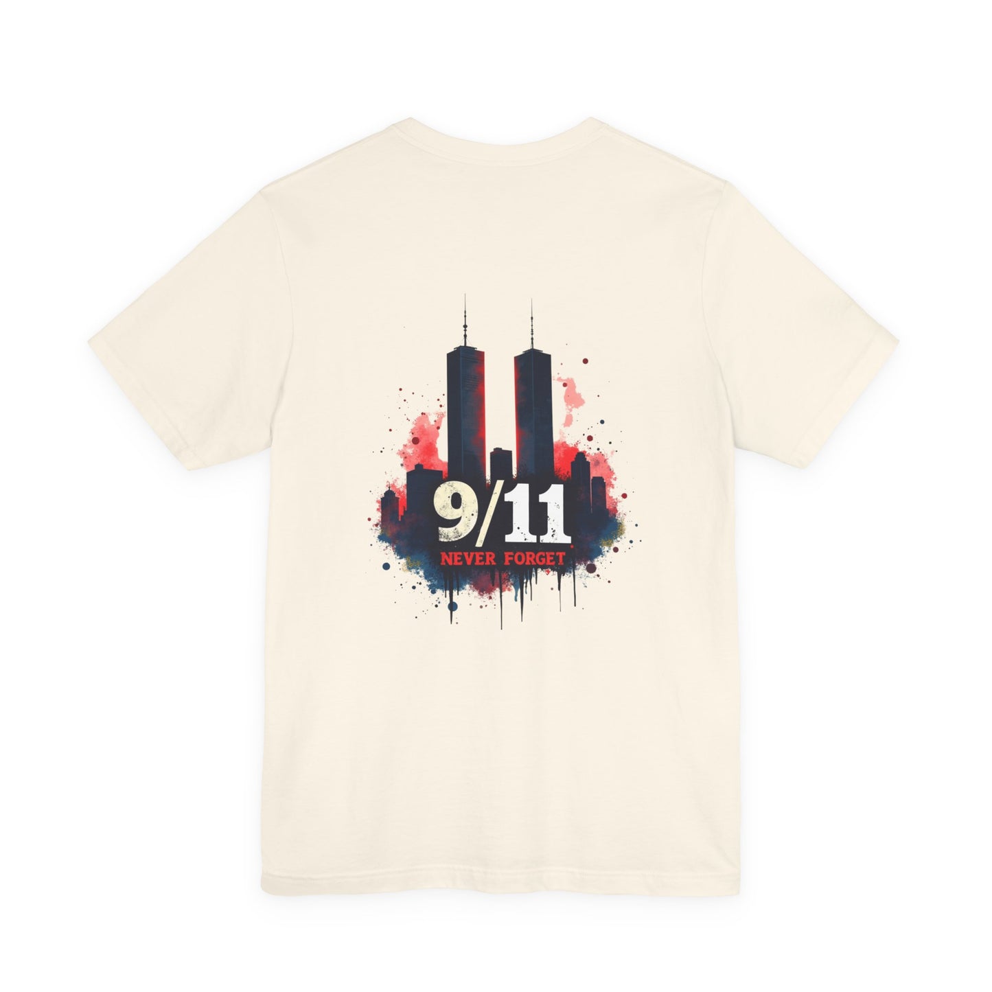 9/11 Never Forget T-Shirt — World Trade Center Memorial Tee