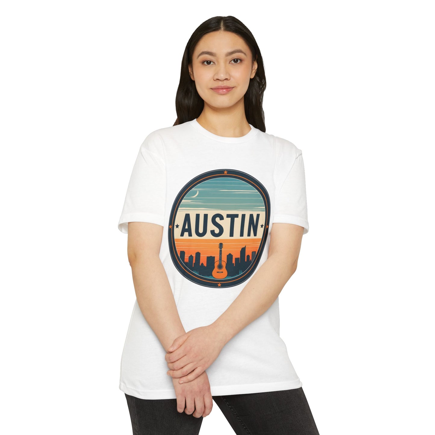 Austin Skyline Guitar T-Shirt