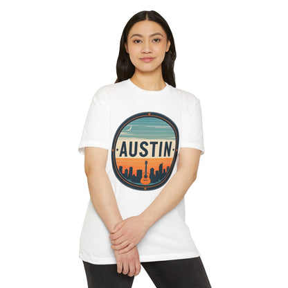 Austin Skyline Guitar T-Shirt