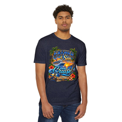 Father & Son Cruise T-Shirt — Tropical Cruise Vacation Gift