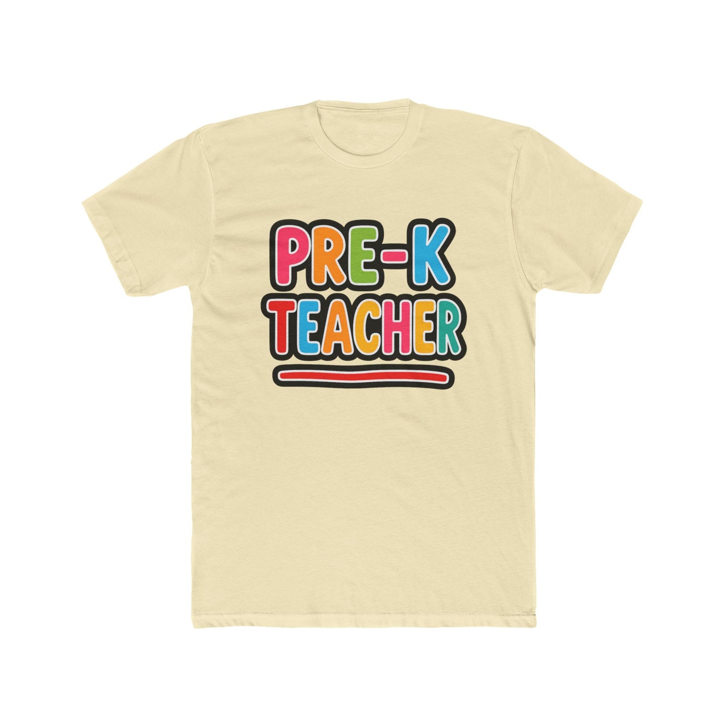 Pre-K Teacher T-Shirt — Colorful Retro Kids Classroom Tee