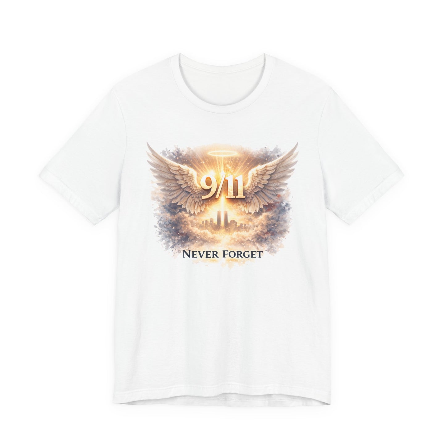 9/11 Never Forget T-Shirt — Memorial Tribute Tee