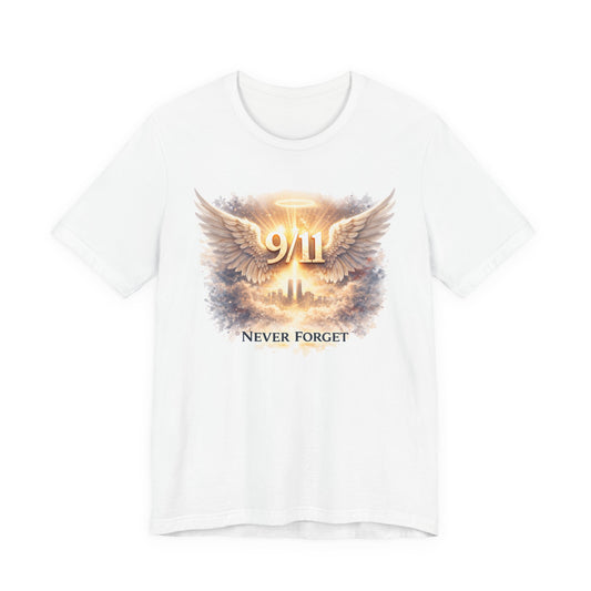 9/11 Never Forget T-Shirt — Memorial Tribute Tee