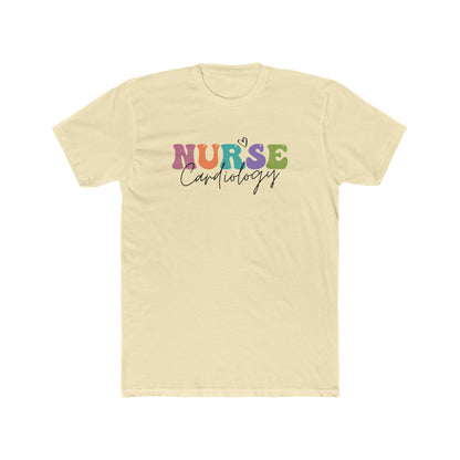 Cardiology Nurse T‑Shirt — Colorful 'NURSE Cardiology' Crew Tee