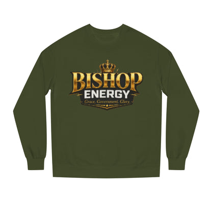 Bishop Energy Crewneck Sweatshirt — Gold Crown Logo Streetwear
