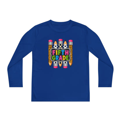 Fifth Grade Pencil Graphic Youth Long Sleeve Tee