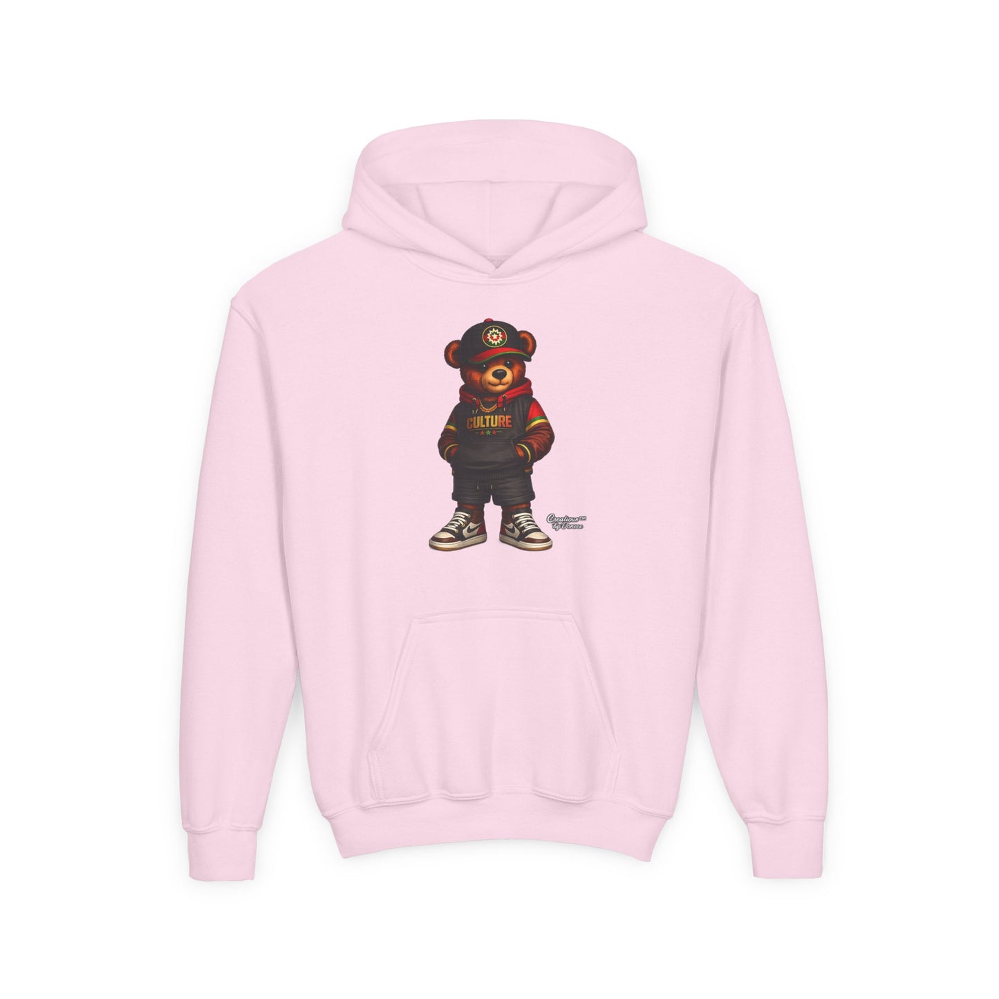 Kids Bear Hoodie — Streetwear Teddy Graphic Sweatshirt