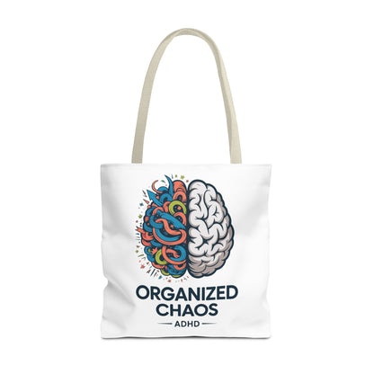 ADHD Tote Bag — "Organized Chaos" Brain Design
